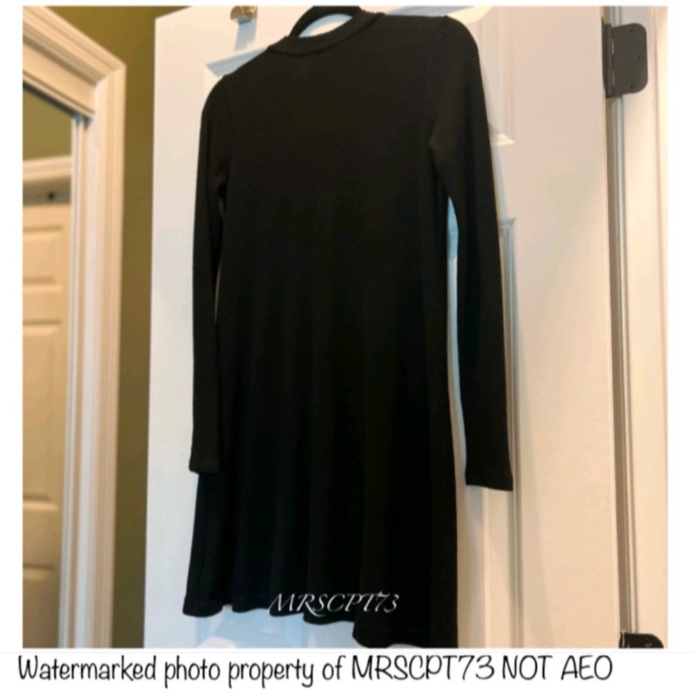 3/$19 American Eagle Soft N Sexy Plush ribbed keyhole long sleeve Tunic blouse - Picture 6 of 13